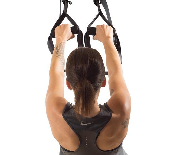 frau sport fitness sling